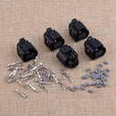 5Set Car 6Pin O2 Oxygen Sensor Throttle Body Connector Plug Part Fit For VW Audi