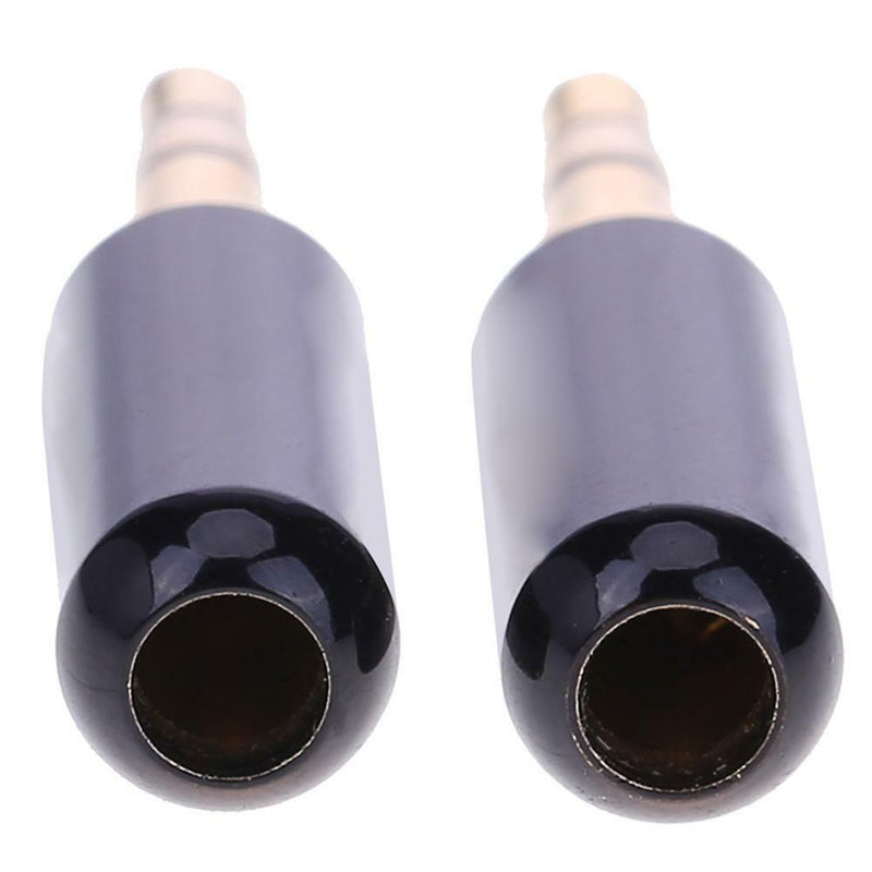2pcs/set 3.5mm 1/8in 3-Pole Male Audio Jack Plug Stereo Headphone DIY Connectors