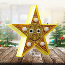 DIY Special Shape Drill Diamond Painting Star Light Embroidery Home Decor