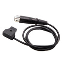2-Pin D-Tap to 4-Pin XLR for Power Supply Battery Magic Pocket Camera