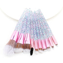 10Pcs Crystal Makeup Brushes Set Women Face Eye Shadow Foundation Blush BrushFT