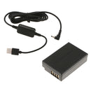 DR-E17 LP-E17 Dummy Battery Pack + CA-PS700 USB Cable for Canon EOS M3 M5 M6