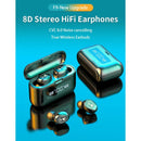 Wireless Headphones  Wireless 5.0 Headset In-ear Earphones LED Stereo Earbuds