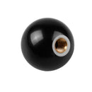 Black 8 Billiard Round M12*1.25 Car Gear Shift Knob and M10x1.25 Nut Insert