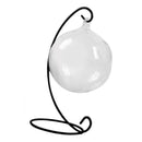 Hanging Clear Glass Ball Air Plant Terrarium With Metal Stand Globe Rack