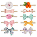 Baby Girl Super Stretchy Headband Big Lace Petals Flower Baby Hair Band New