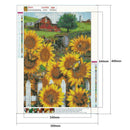 5D DIY Full Drill Diamond Painting Sunflower Cross Stitch Craft Kit (z1314)