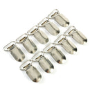 10 pcs Useful Pacifier Suspender Clips Webbing Dummy Strap Holder Craft Hook