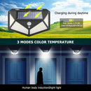 180 LED Solar Light Outdoor PIR Motion Sensor Lamp for Wall Street Garden