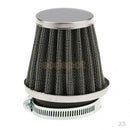 3x 50mm Motorcycles Cone Air Filter Intake Cleaner With Fixing Clip Durable