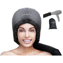 Hood Hair Dryer Attachment- Soft, Adjustable Extra Large Hooded Bonnet for
