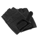 Half Fingerless Gloves Car Motorcycle Driving for Men Fashion Unlined Leather