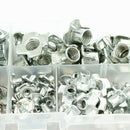 80Pc M3  M5 M6 M8 Carbon Steel Plated Four Prong Furniture T Nuts Blind Nut