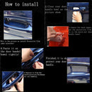 4Pcs Durable Invisible Car Door Handle Paint Scratch Protector Guard Film Sheet