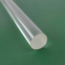 Acrylic Rod Round Pmma Bar 0.47 Inch Dia 10 Inch Length Clear 2Pcs J3M1
