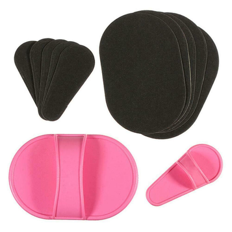 Natural Face Leg Hair Remover Epilator Exfoliator Pad Smooth Legs Skin Care A
