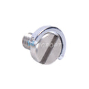 1Pcs Flat Stainless 1/4" D Ring Screw fit for Camera Tripod Quick Release Plate
