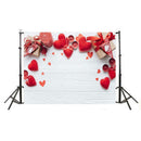 Valentines Day Photography Background Love Heart Candle Gift Photo Backdrop A
