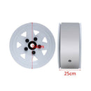 4PCS RC Crawler 1:10 White Metal Wheel Rim 1.9 Inch BEADLOCK for 1/10 Axial