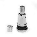 4Pcs`Bolt-in Stainless Car Motorcycle Wheel Tyre Tire Valve Stems with Dust C3Cs