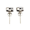 For Electric Guitar 2pcs Zinc Alloy Guitar Strap Buckles Lock Button Buckle