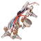 Instrument Circuit Wiring Kit A500K B500K Pots w/ Socket for Les Paul Epiphone