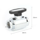 G1/4 Thread Vent Valve Water Ball Valve for PC Water Cooling System (Black)