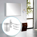 Aluminum Hair Dryer Storage Organizer Rack Holder Bathroom Drier Hanger Set
