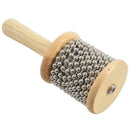 Kids Small Wooden Cabasa in Natural Finish