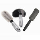 New 3-Piece Car Tire Rim Brush Wash Cleaner Cleaning Tool Soft Brush rfh