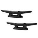 2pcs Heavy Duty 8" Nylon Marine Boat Flat Top Low Cleat Rope Tie Hardware