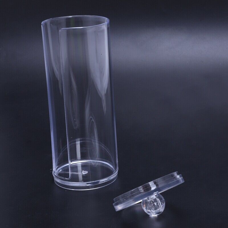 Round Cosmetic Organizer Makeup Case Cotton Pad Case Box Lipstick Holder Cl V3V5