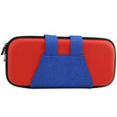 Hard Case Zipper Carrying Storage Bag Fit for Nintend Switch (Red+Blue)
