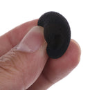 10pcs Practical Small Black Microphone Headset Windscreen Sponge Foam Mic CoverT