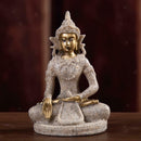 Handicraft Carved Sandstone Buddha Statue Thai Hindu Religion Temple Ornaments