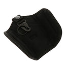 Key Silencer with Snap and Key Ring, Fit 3 inch (8 cm) Belt Loop, Black Nylon