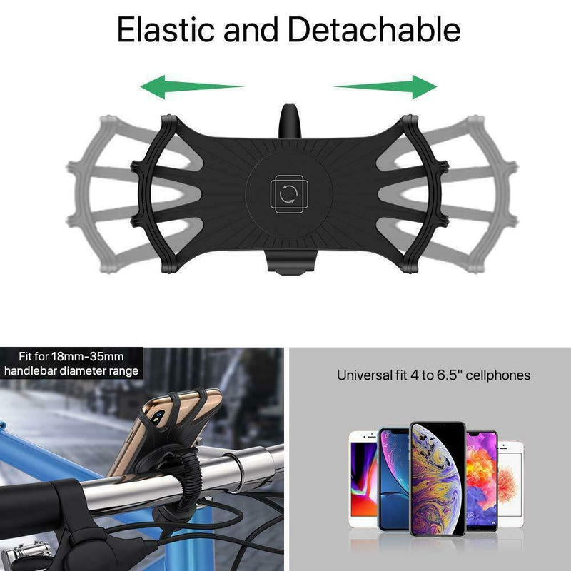 Magnetic Bike Handlebar Phone Holder 360 Degree Rotatable Bracket for 4.0-5.8 in