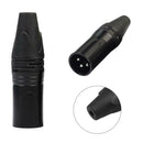 10pcs XLR 3Pin Male DIY Audio Cable Mic Connectors Solder Plug Mic Adapters