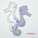 Metal Cutting Dies Stencils for DIY Scrapbooking Photo Album Hippocampus