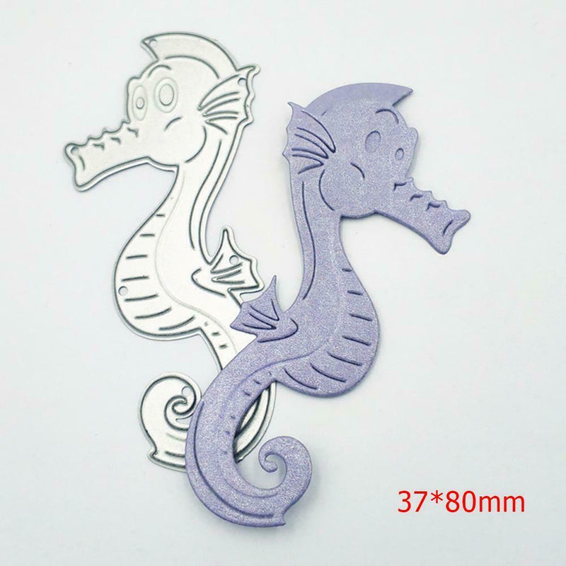 Metal Cutting Dies Stencils for DIY Scrapbooking Photo Album Hippocampus