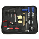 19Pcs Watch Repair Back Case Pin Link Spring Strap Remover Opener Tool Kit TIX