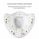 36W 12 Leds USB Nail Lamp UV natural light Nail Gel Dryer Curing Polish Machine