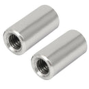 Round Connector Nuts 304 stainless steel Threaded Sleeve Rod bar Stud Round Z3Z2