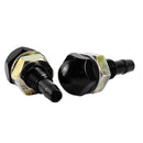 2Pcs Car Universal Windshield Automatic Wiper Water Jet Nozzle Black Y4K4