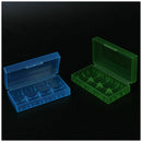 5 Colors in One Set Hard Plastic Case Holder Storage Box Rack for Battery 1 E2O1
