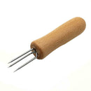 4 pcs Stainless Steel Corn On The Cob Skewers BBQ ngs Sweetcorn Holder Fork C5I5