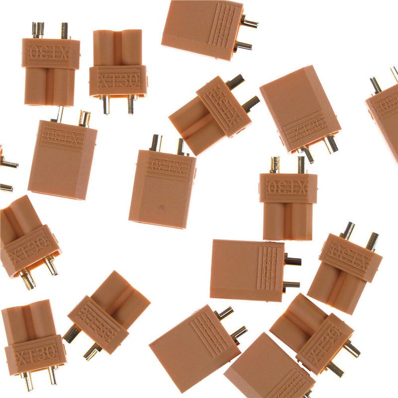 10 Pairs Amass XT30 XT30U Bullet Connector Banane Male Female with Heat Shrin Gw