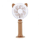 Colorful Mini Usb Night Light Rechargeable Air Cooling Fan Desk Cat Shape F N3P9