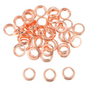 50x 12mm Oil Drain Plug Copper Washer Gaskets Fits for  1026JA00A