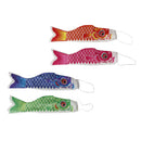 4pcs Koi Nobori Japanese Style Carp Wind Sock Koinobori Hanging Fish Flags Kites